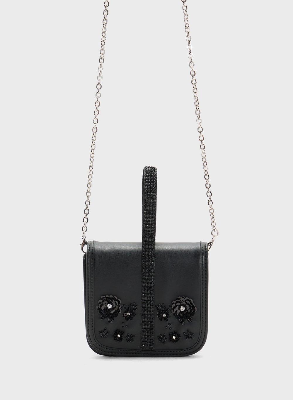 STEVE MADDEN Binstep Chain Detail Women's Crossbody Bag - Image 1