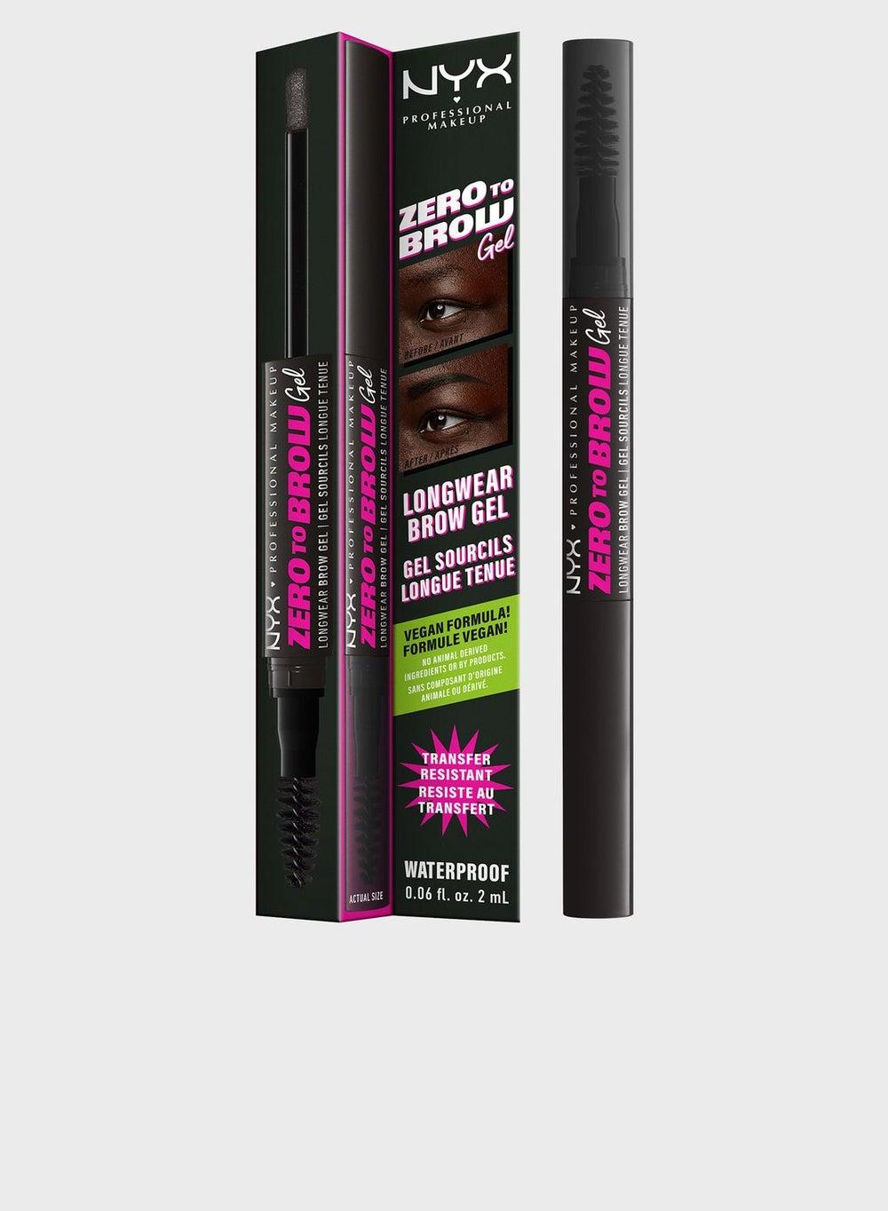 Zero To Brow Longwear Brow Gel - Luxe Black - Image 1