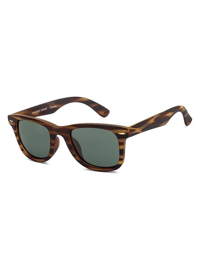VINCENT CHASE VC S16746: Elegant Square Full-Rim Sunglasses - Image 1