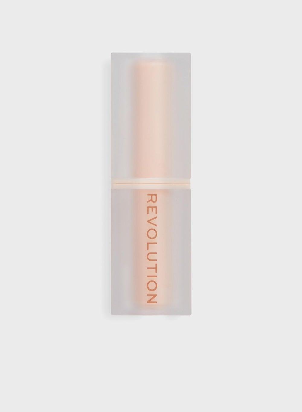 Revolution Brunch Pink Nude Satin Lipstick - Soft & Luxurious - Image 1