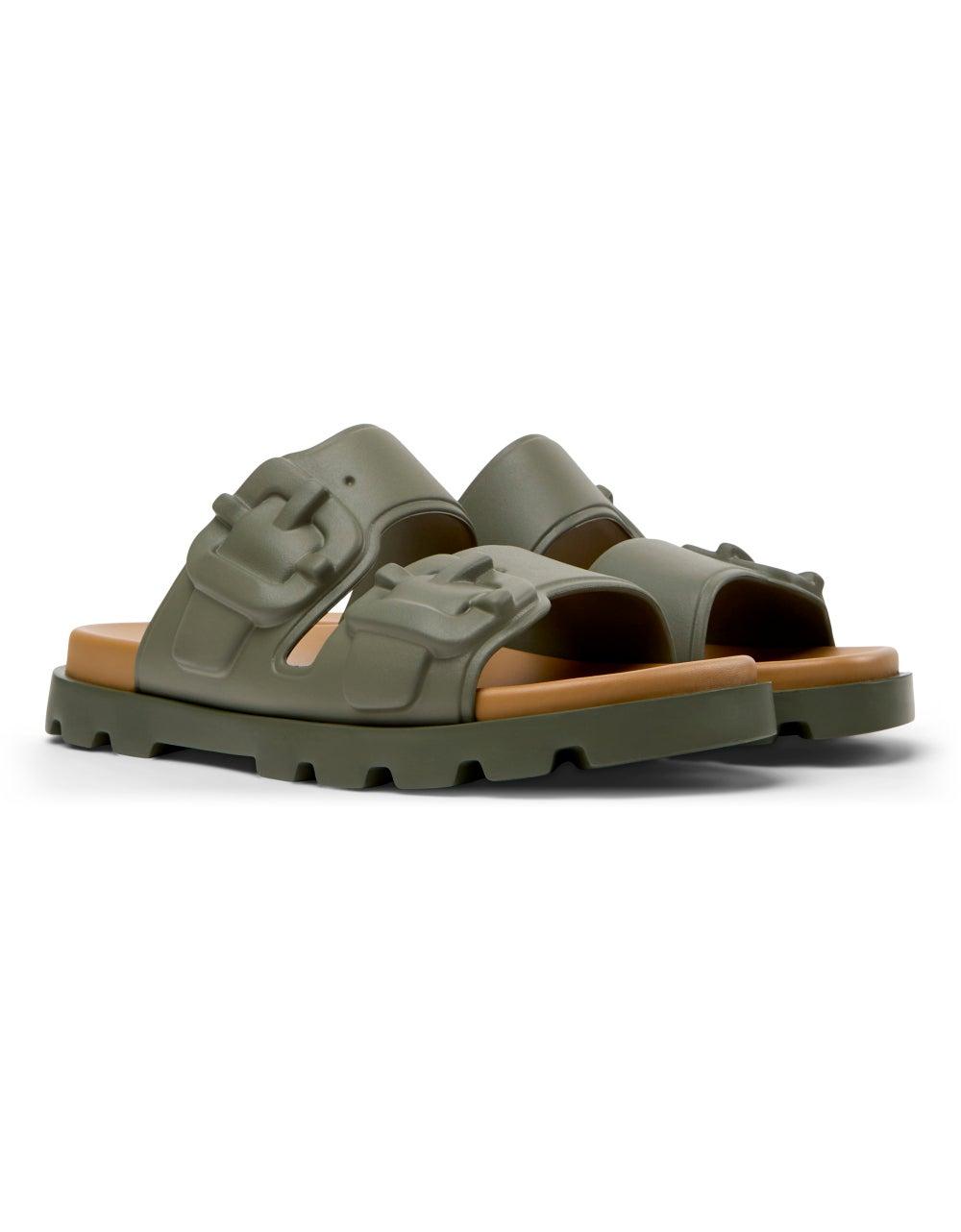 Brutus Green Men's Slide Sandal – Urban Icon Since 1986 - Image 1