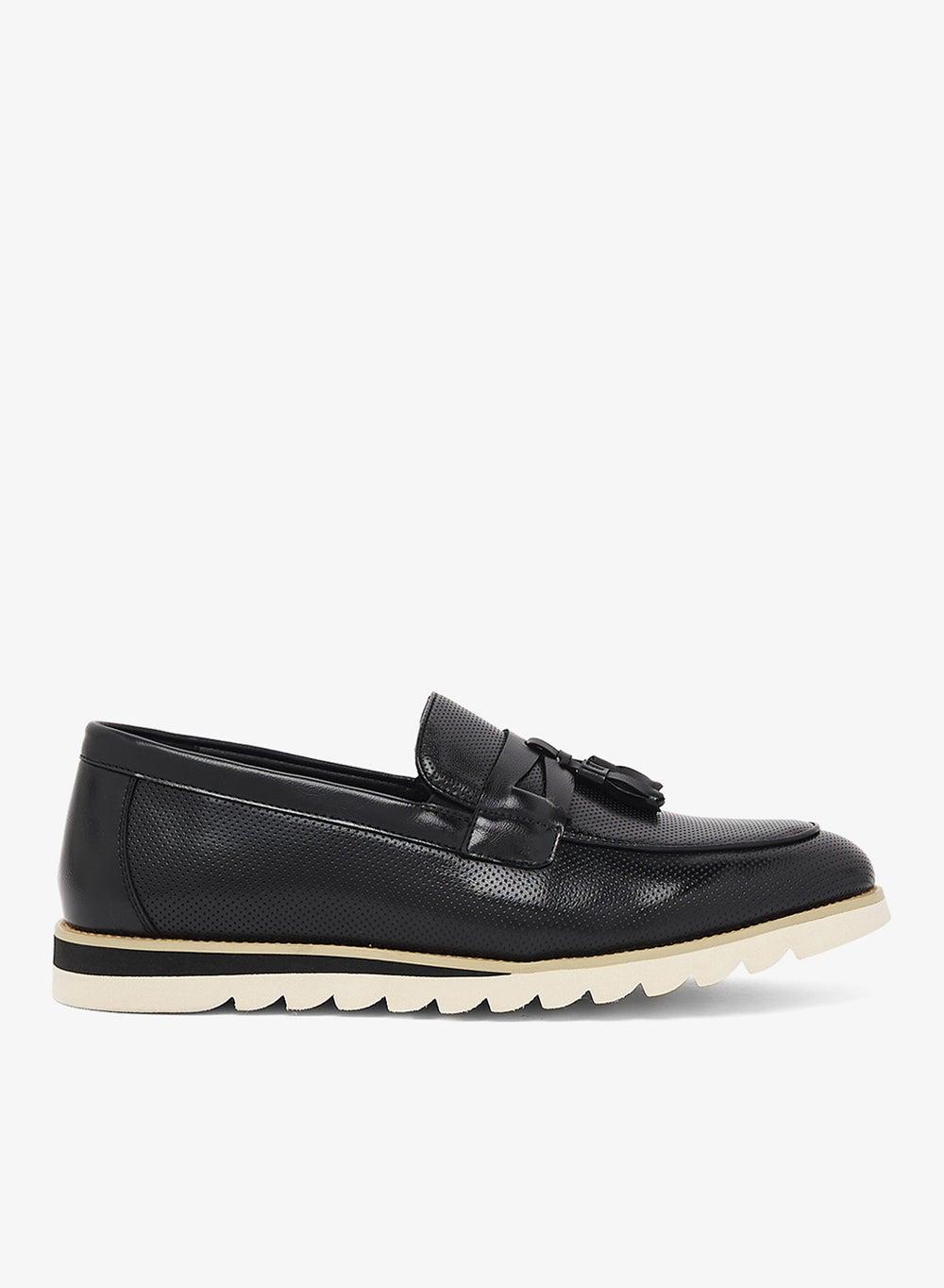 Ripple Jet Black Tassel Slip-Ons Fz1176 232Ly - Image 1