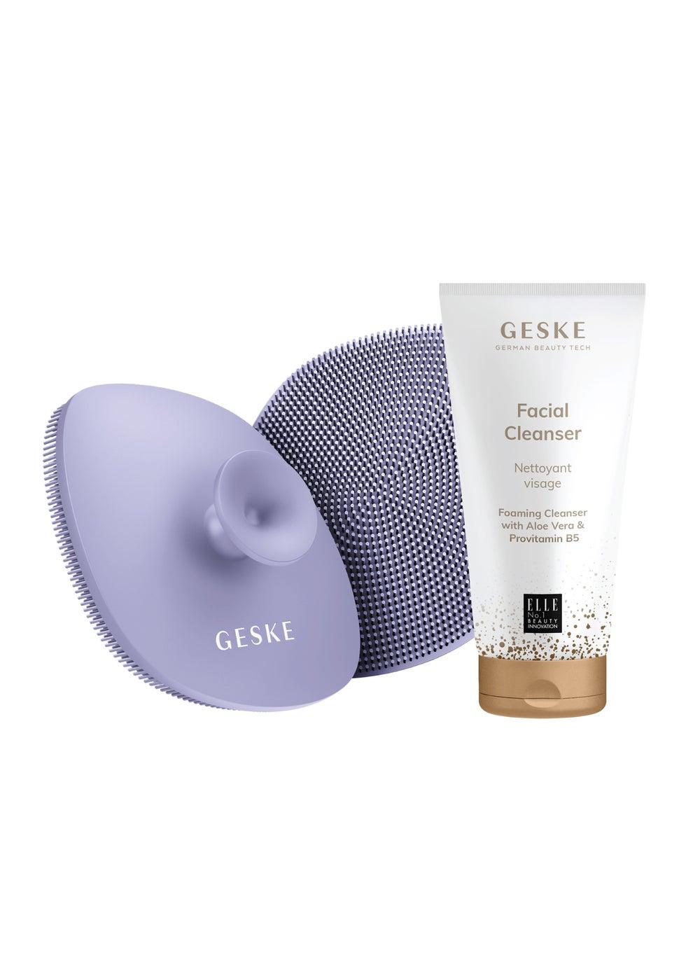 Radiant Skin 4-in-1 Skincare Set with Sonic Facial Brush - Purple - Image 1