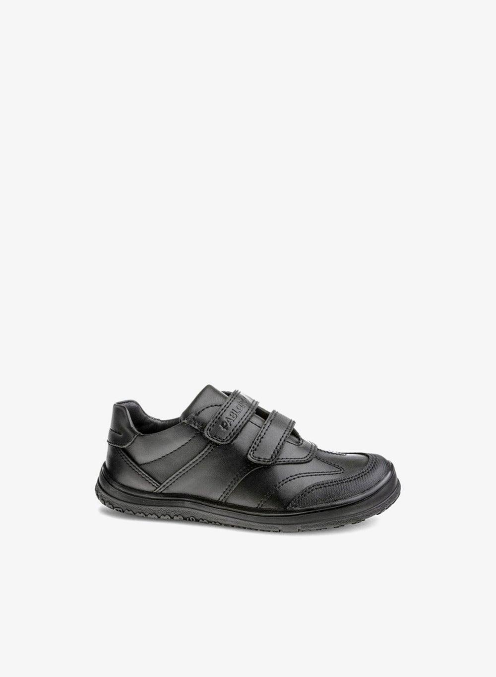 732015-J Boys' Premium Panelled School Sneakers - Image 1