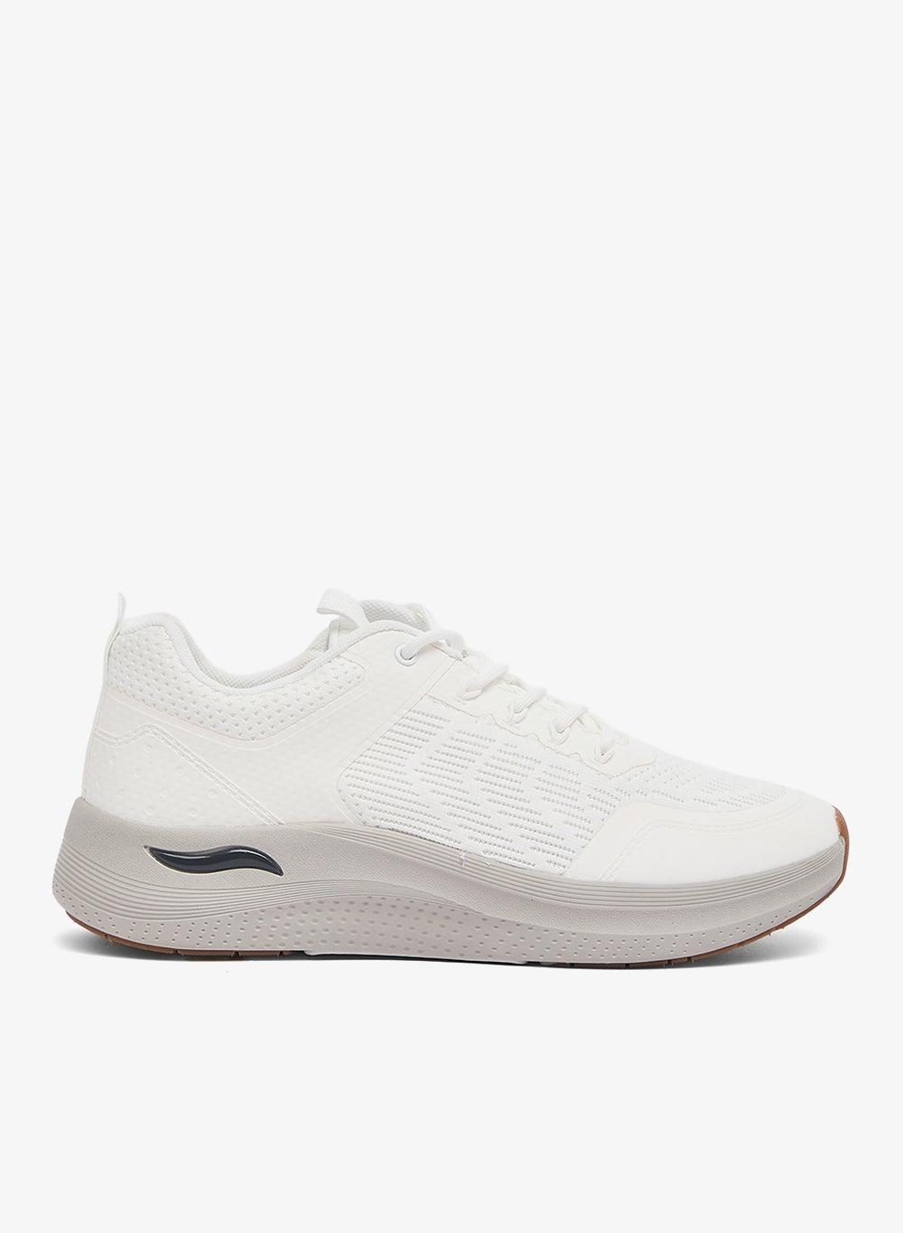 F25 06 White Luxury Low-Top Comfort Sneakers for Men - Image 1