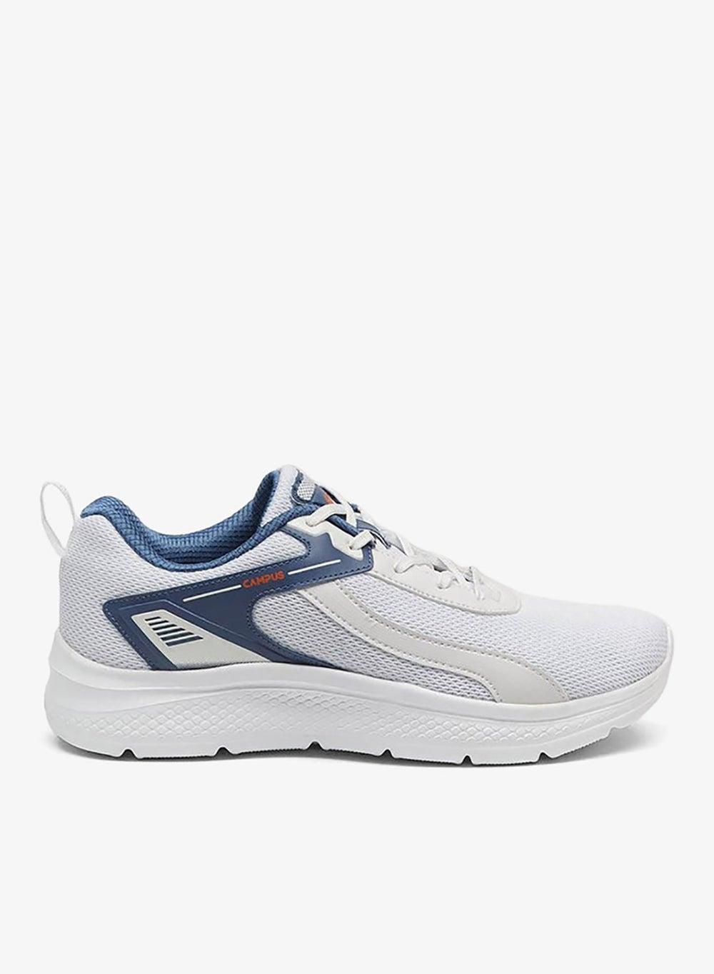 Campus 22G 1327 Wht/R.Slate Dual-Tone Men's Lace-Up Sneakers - Image 1