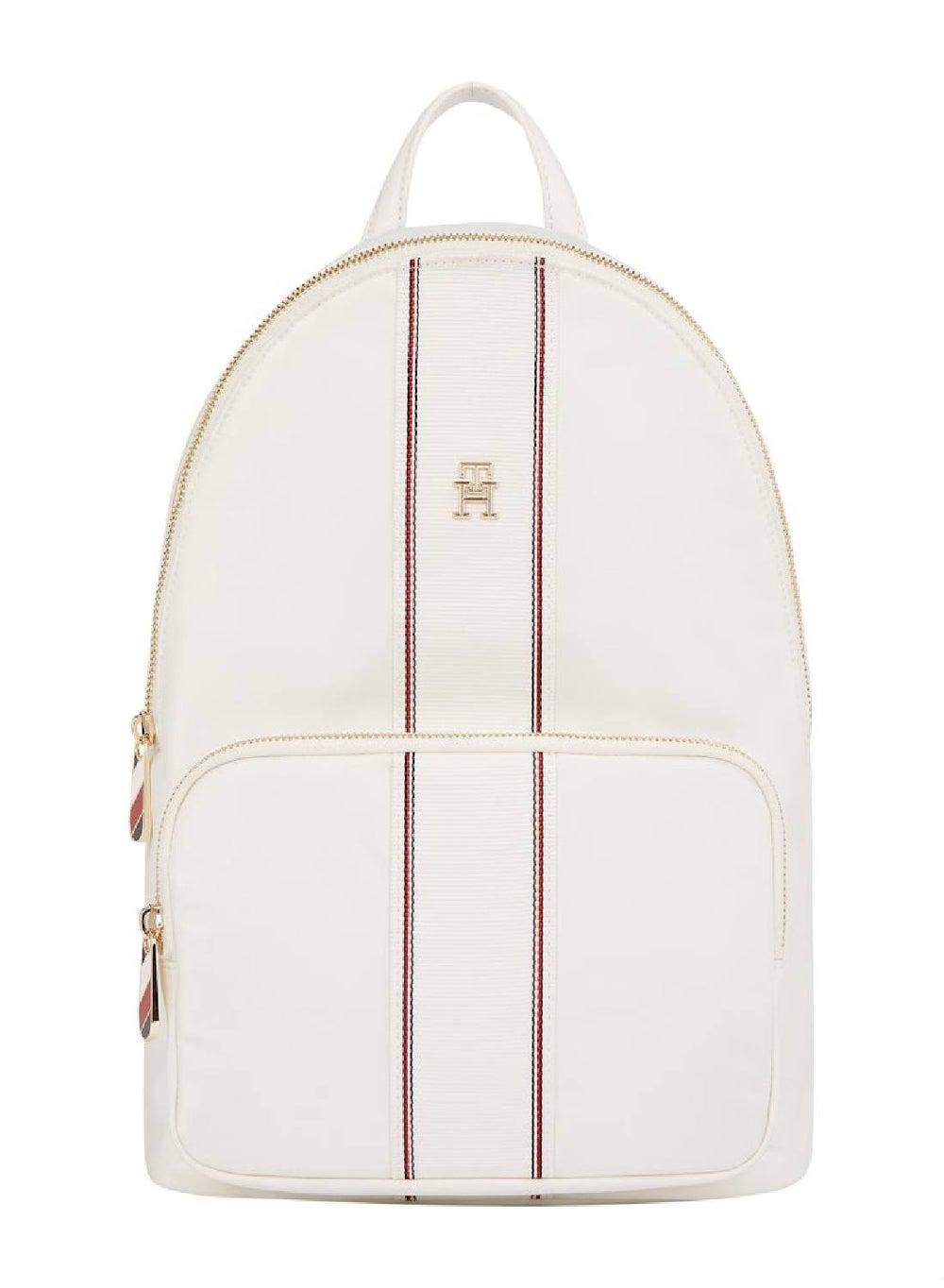 TOMMY HILFIGER Ecru Corp Women's Elegant Dome Backpack - Image 1
