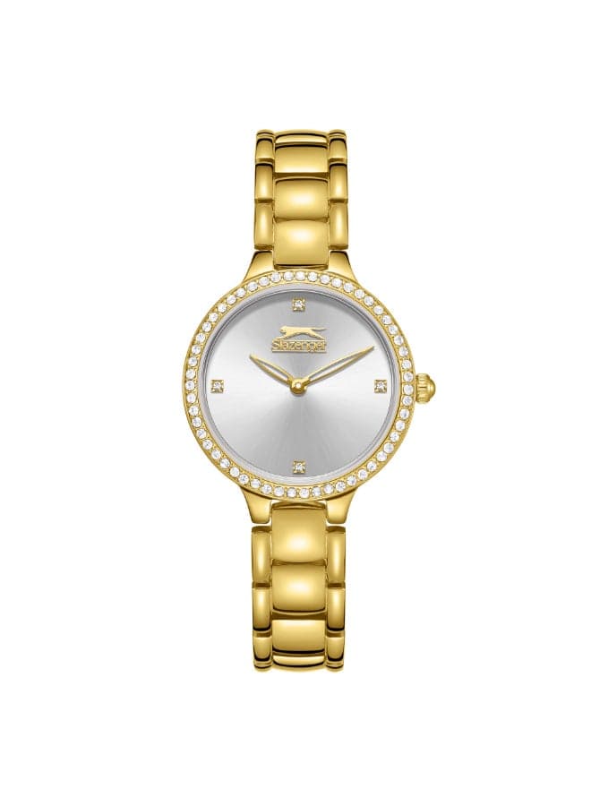 Slazenger Elegance Gold Metal Watch SL.9.2335.3.01 for Women - Image 1