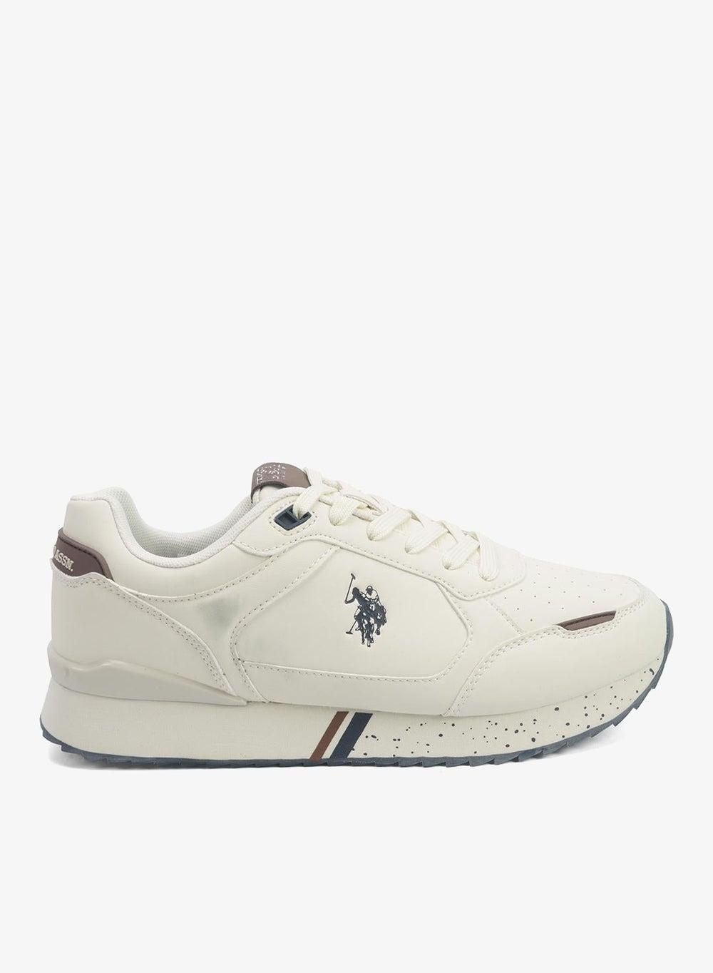 U.S. POLO ASSN. Rhode Glb 5Pr Men's Beige Sneakers - Sleek and Comfortable - Image 1