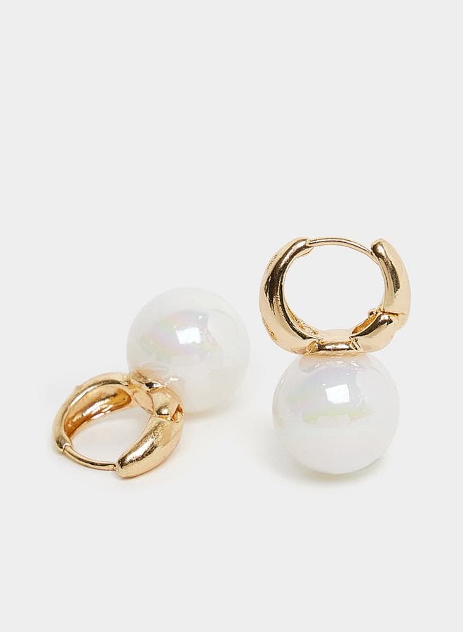Styli Chic Faux Pearl Earrings - Elegance Redefined - Image 1