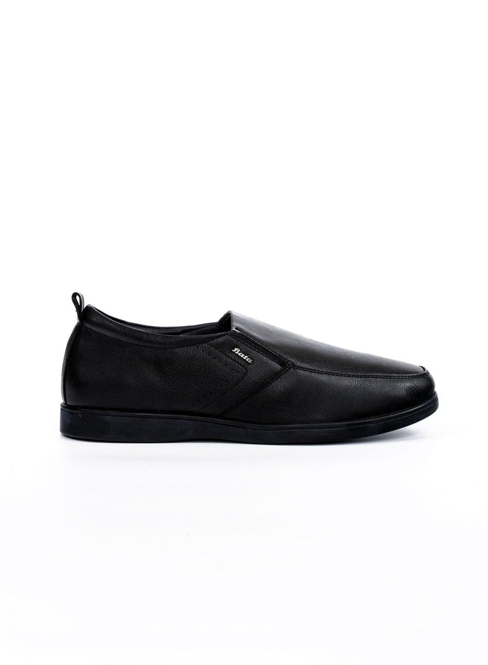 Bata 851 6649 Elegant Black Loafers for the Discerning Gentleman - Image 1