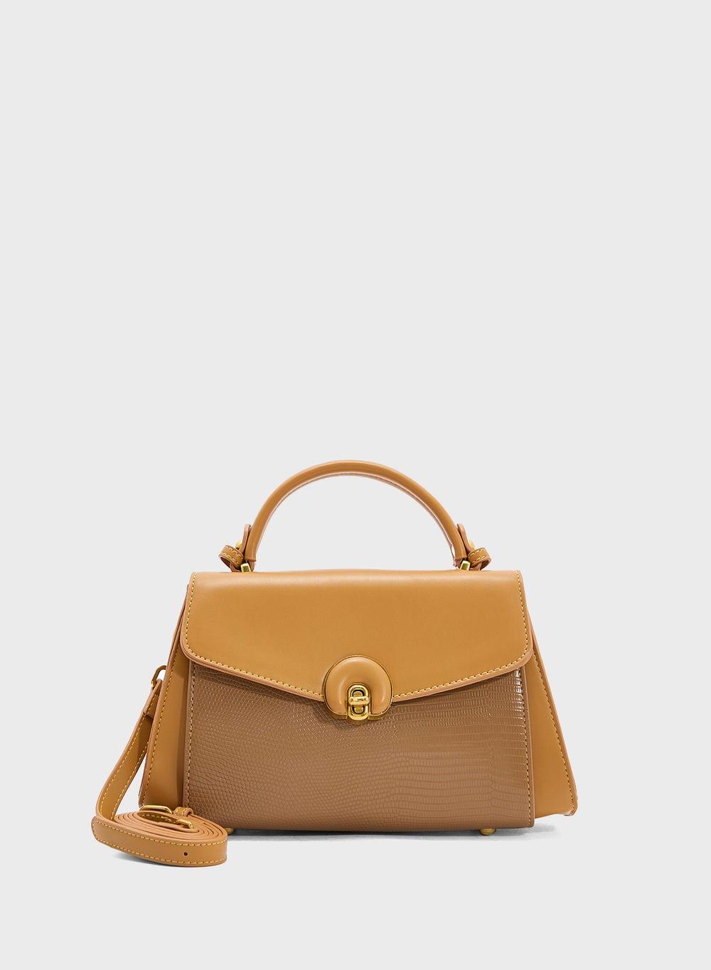 ELLA Chic Snake Print Satchel - Elegance for Every Occasion - Image 1