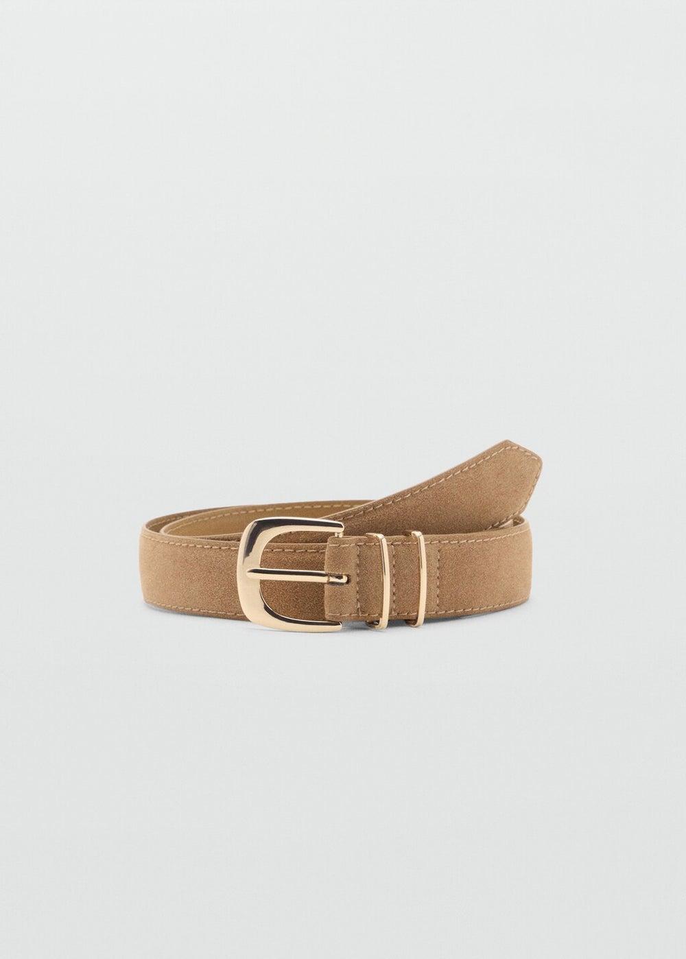 MANGO Chic Suede Belt for Women - Elevate Your Style - Image 1