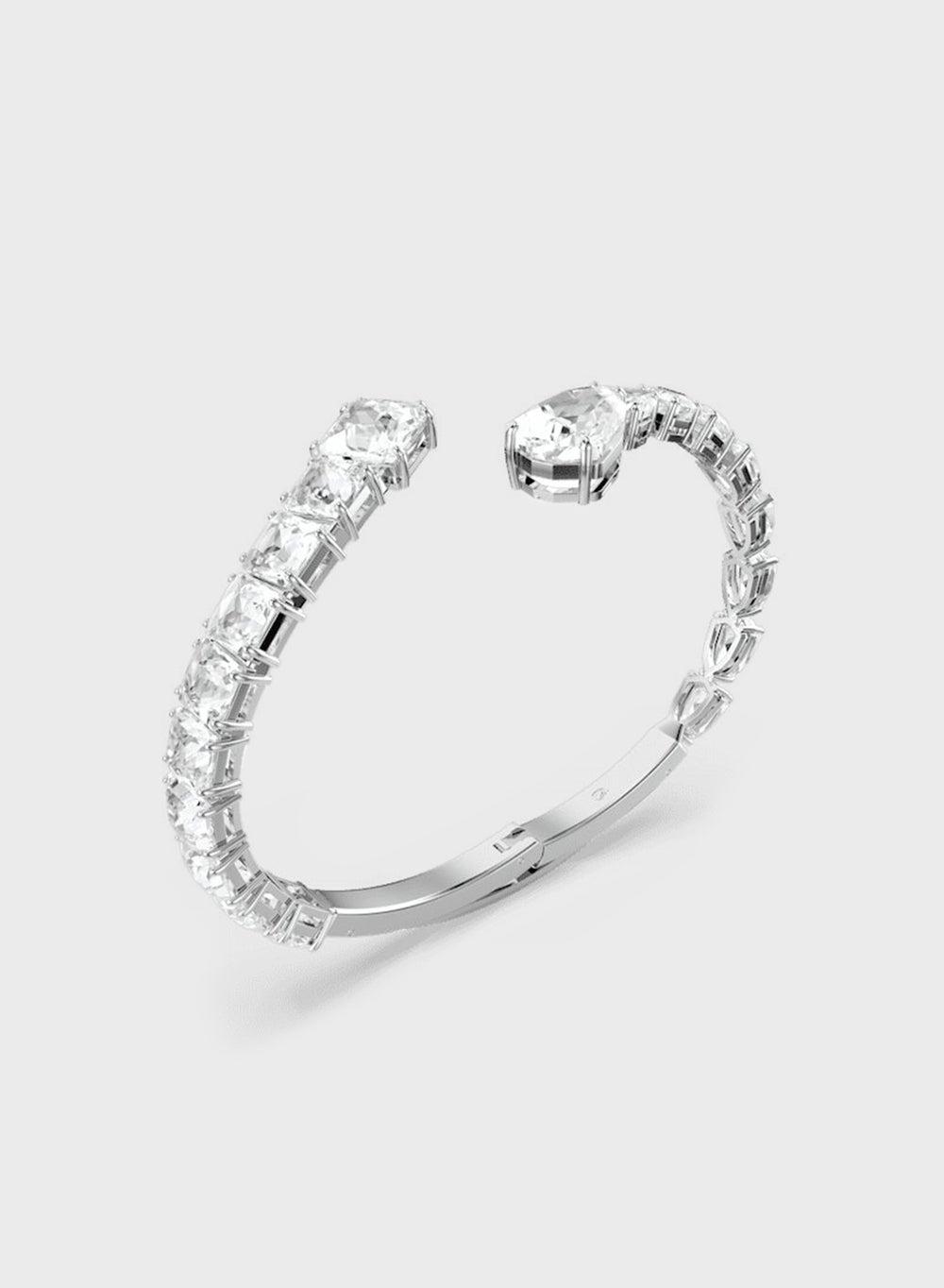 SWAROVSKI Matrix Crystal-Embellished Bangle for Women - Image 1