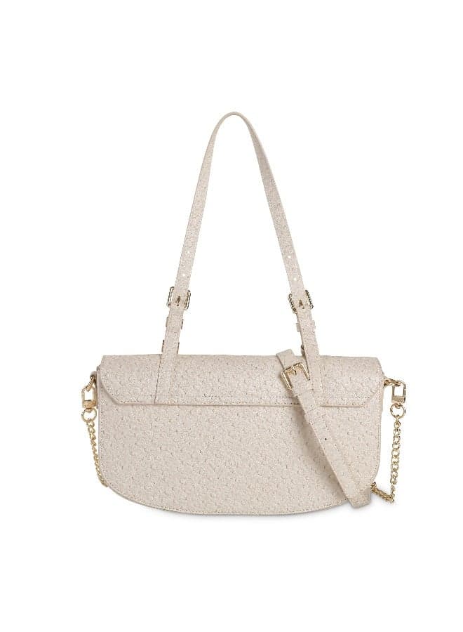Milano SUYI-SHOULDER BAG: Elegant Ostrich Faux Leather Accessory - Image 1