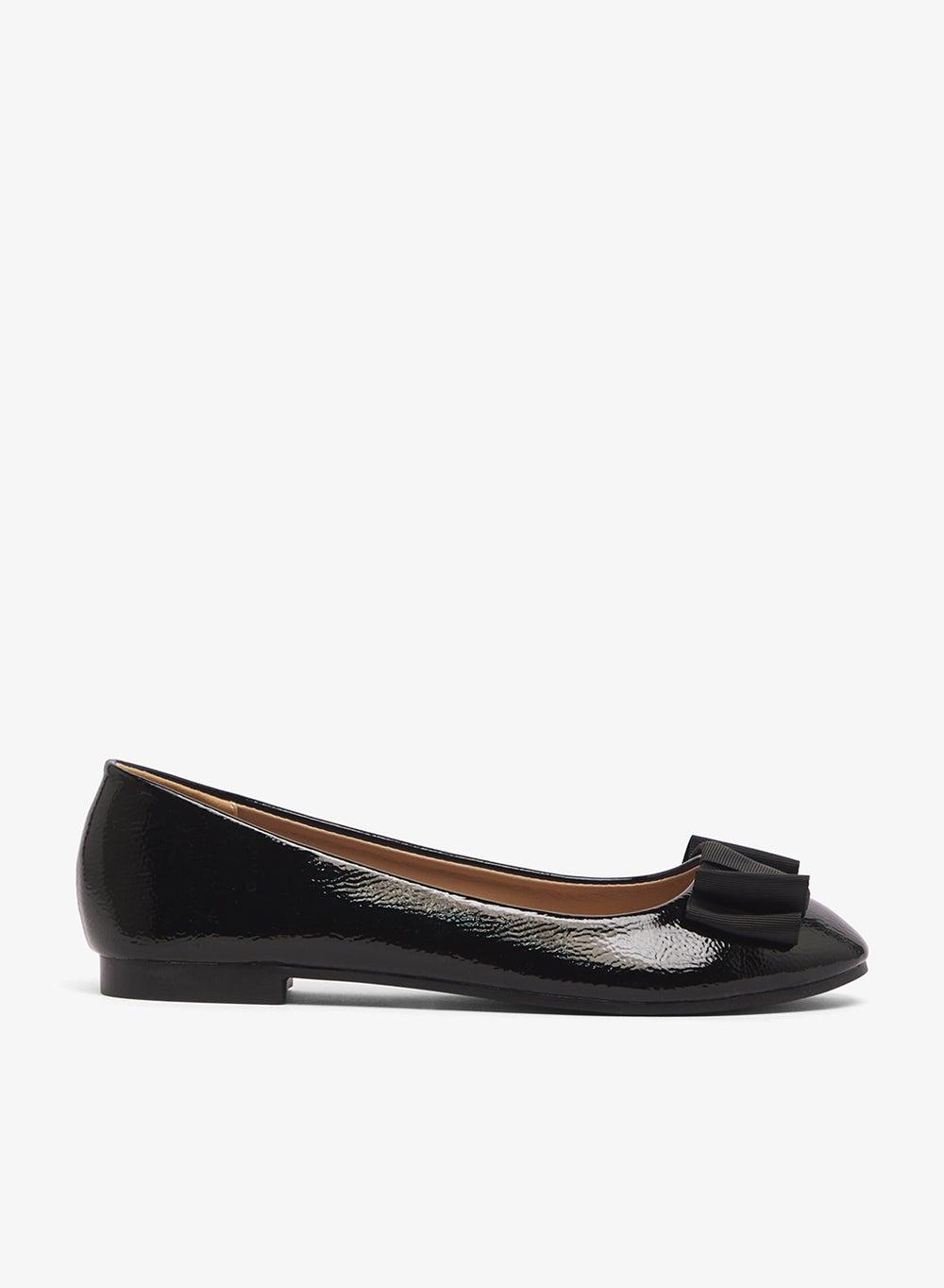 Elegant F80395Ap1 Ballerina Flat in Timeless Black - Image 1