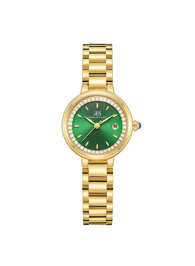 KENNETH SCOTT K23542-GBGG Elegant Stainless Steel Women's Watch - Image 1