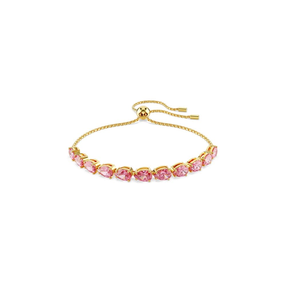 SWAROVSKI Matrix Bracelet: Pear-Cut Zirconia Elegance - Image 1