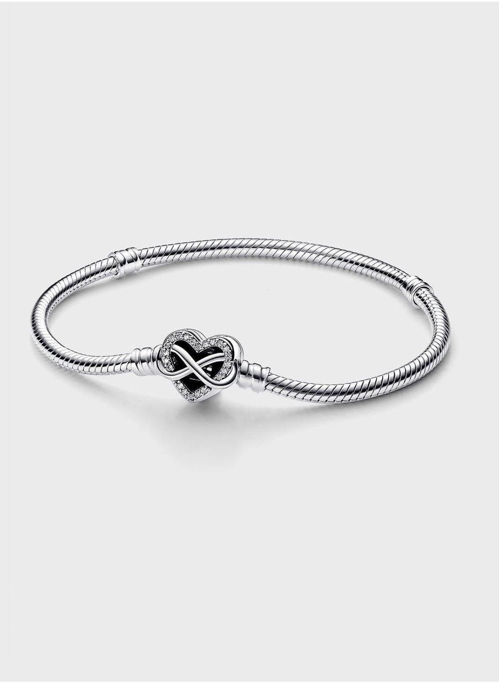 PANDORA Sterling Silver Infinity Heart Bracelet - Image 1