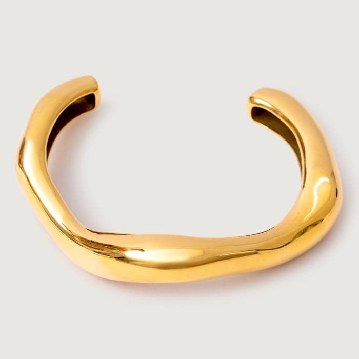 Noya Amunet 18K Gold Plated Artisanal Cuff for Women - Image 1