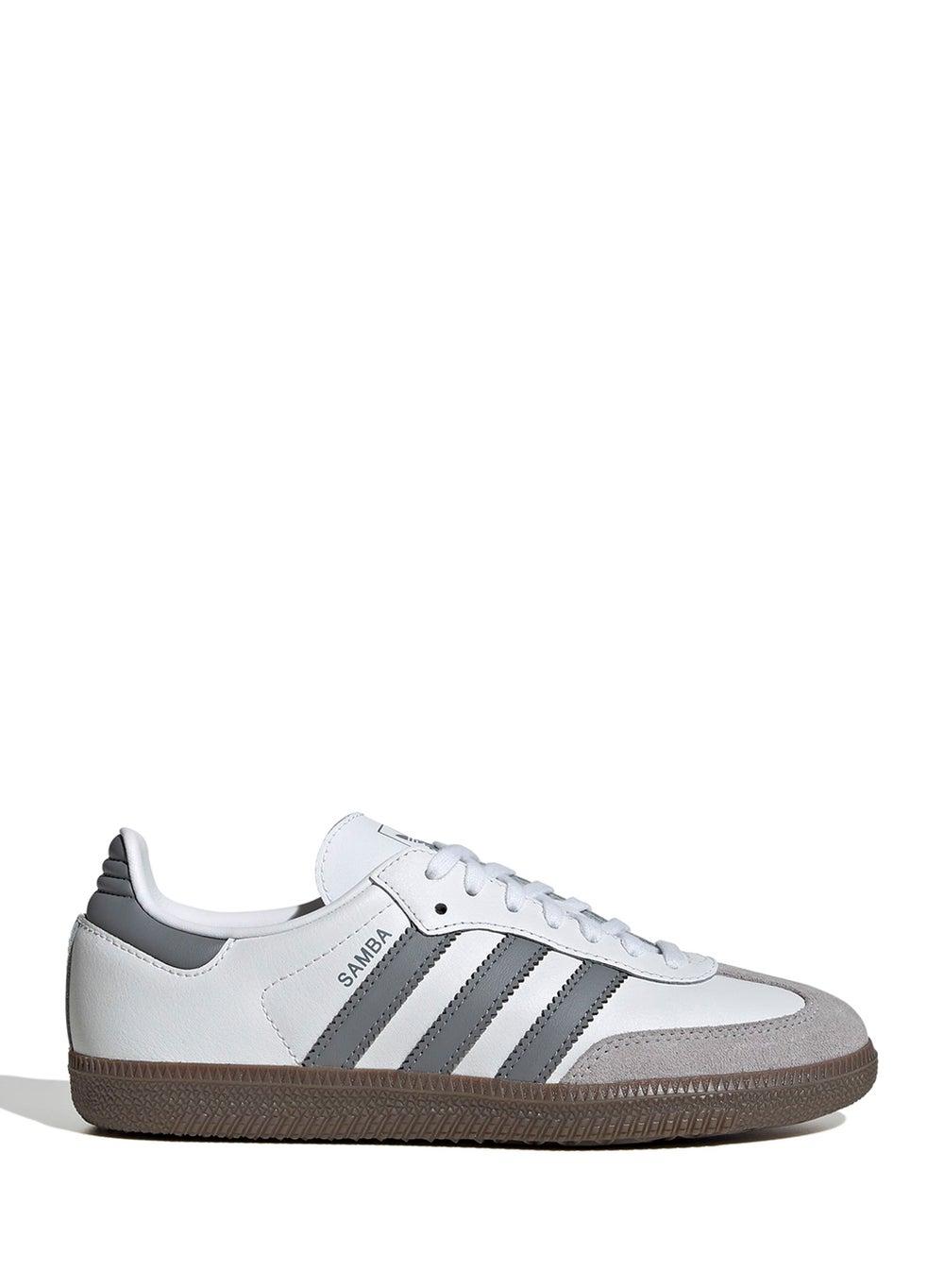 Samba OG J Youth: Classic White/Grey Sneakers - Image 1