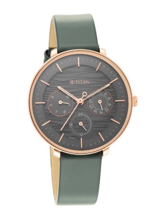 TITAN Silver Elegance: Women's Grey Stainless Steel Watch - Image 1