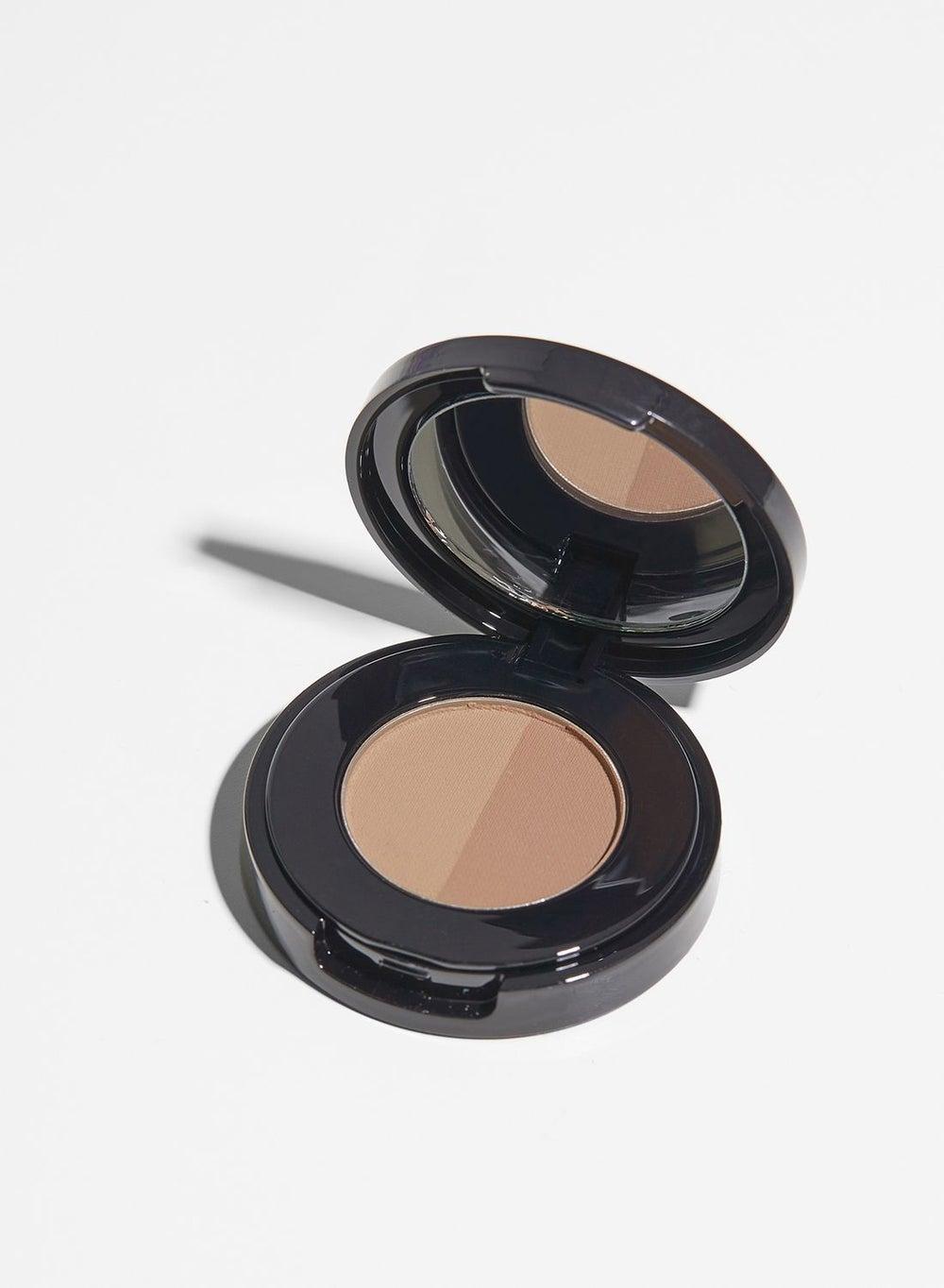 Soft Brown Brow Powder Duo: Enhance Your Eyebrows Elegantly - Image 1