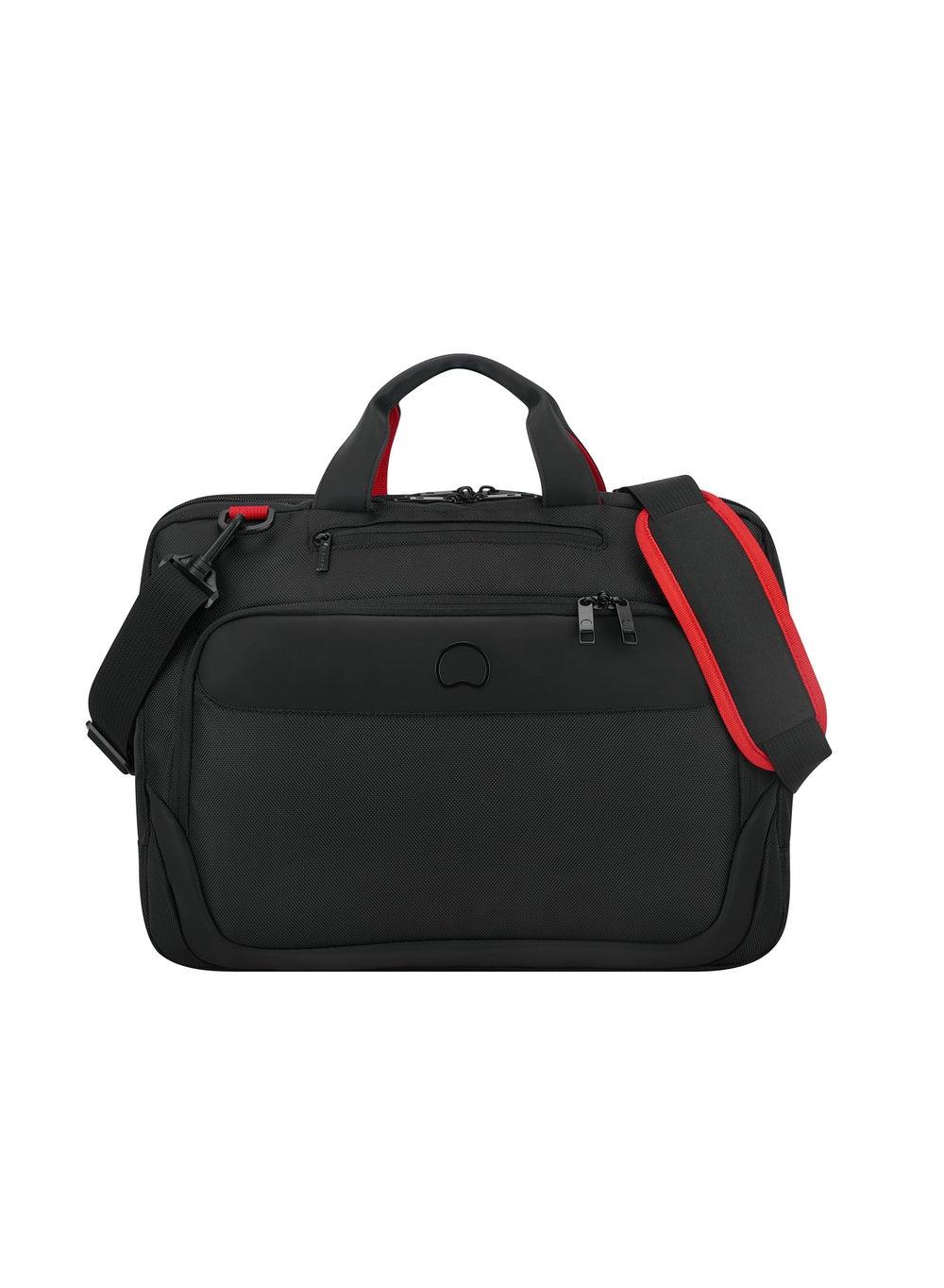 DELSEY Paris Parvis Plus - Elegant Black Laptop Satchel - Image 1