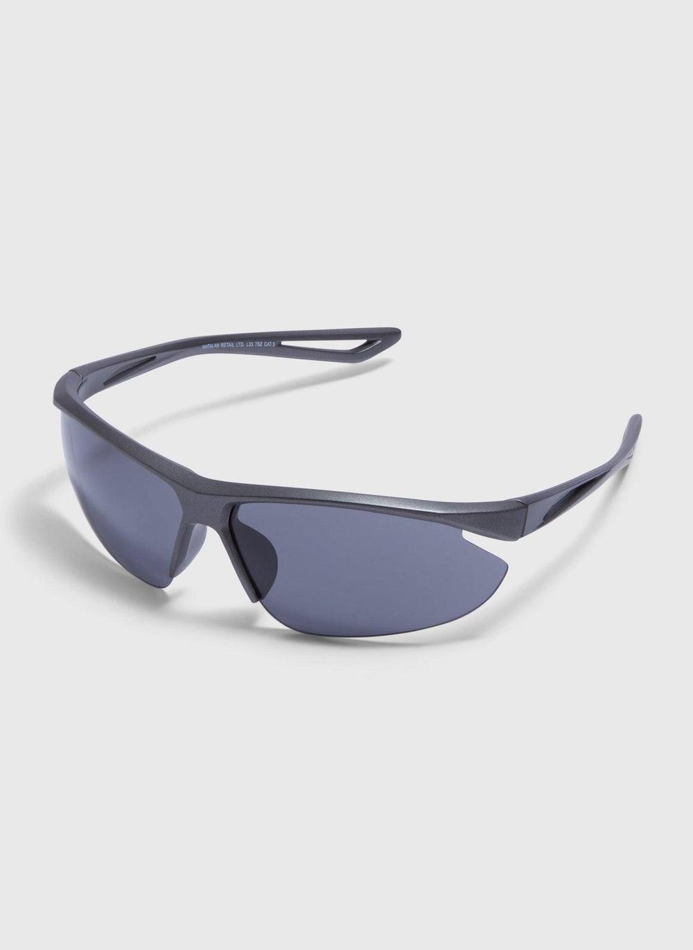 Souluxe Grey Performance Sunglasses for Athletic Men - Image 1