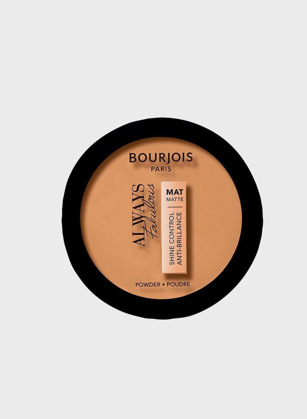 Bourjois Always Fabulous 520 Caramel Matte Pressed Powder, 10g - Image 1