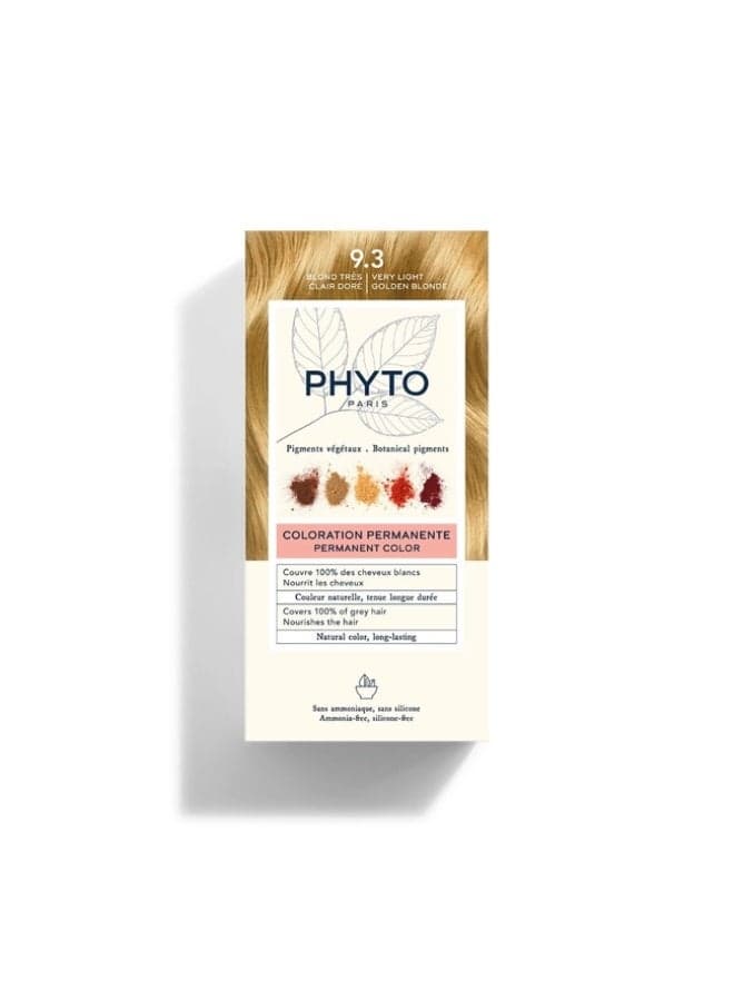 Phytocolor 9.3 Luxe Golden Blonde Hair Color Kit - Image 1