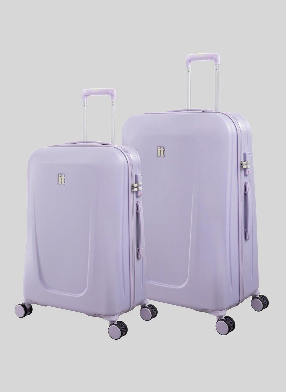 Elegant Lilac Wanderlust Hard Suitcase - IT Luggage - Image 1