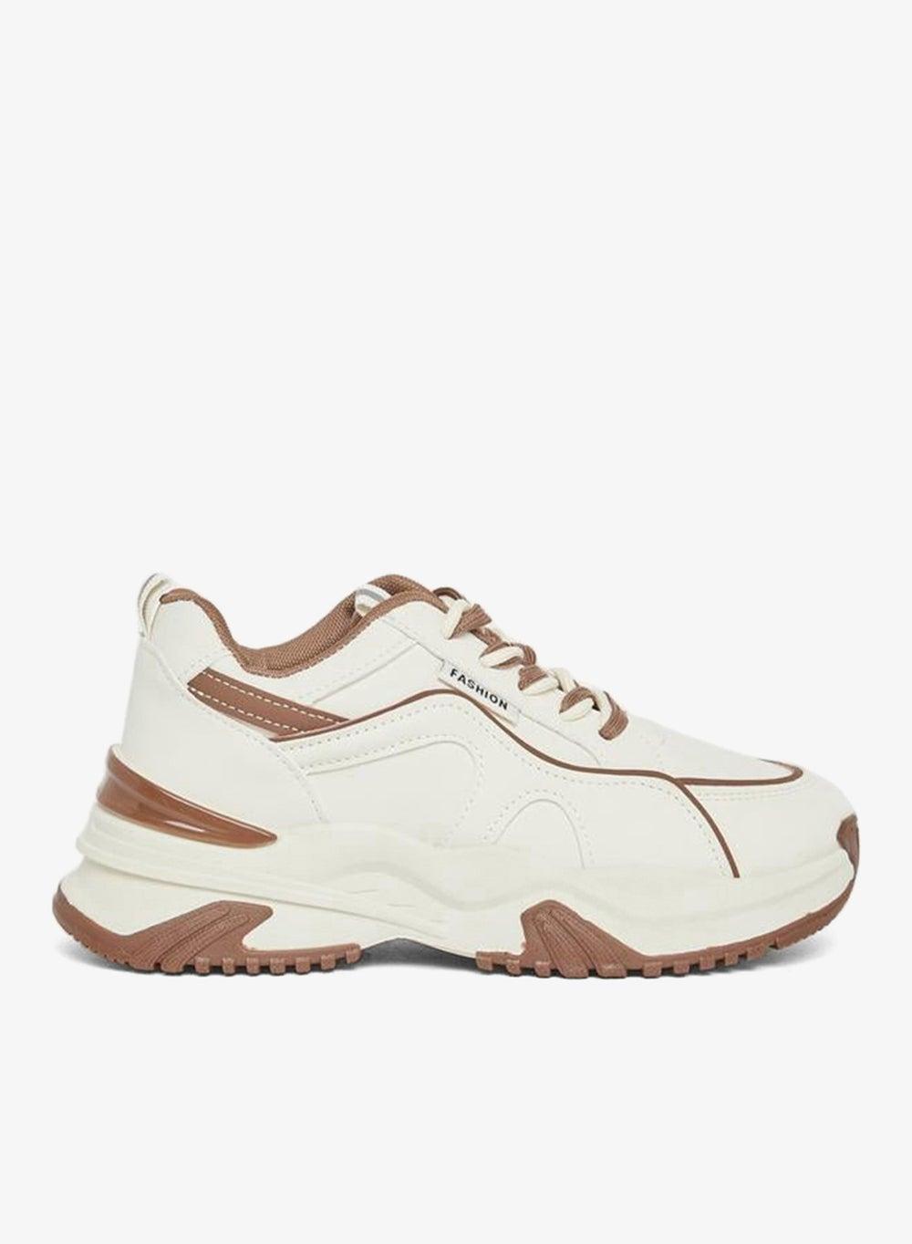 Styli Lace-up Panelled Sneakers - Elegance Meets Comfort - Image 1