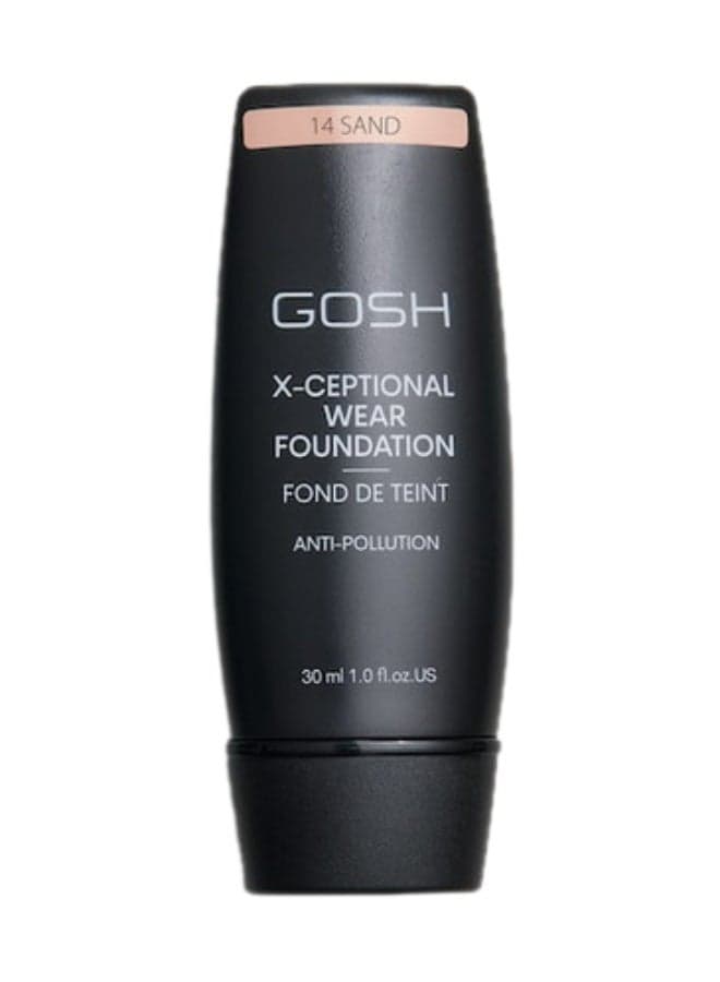 X-Ceptional Wear Foundation 14 Sand: Radiant Complexion - Image 1