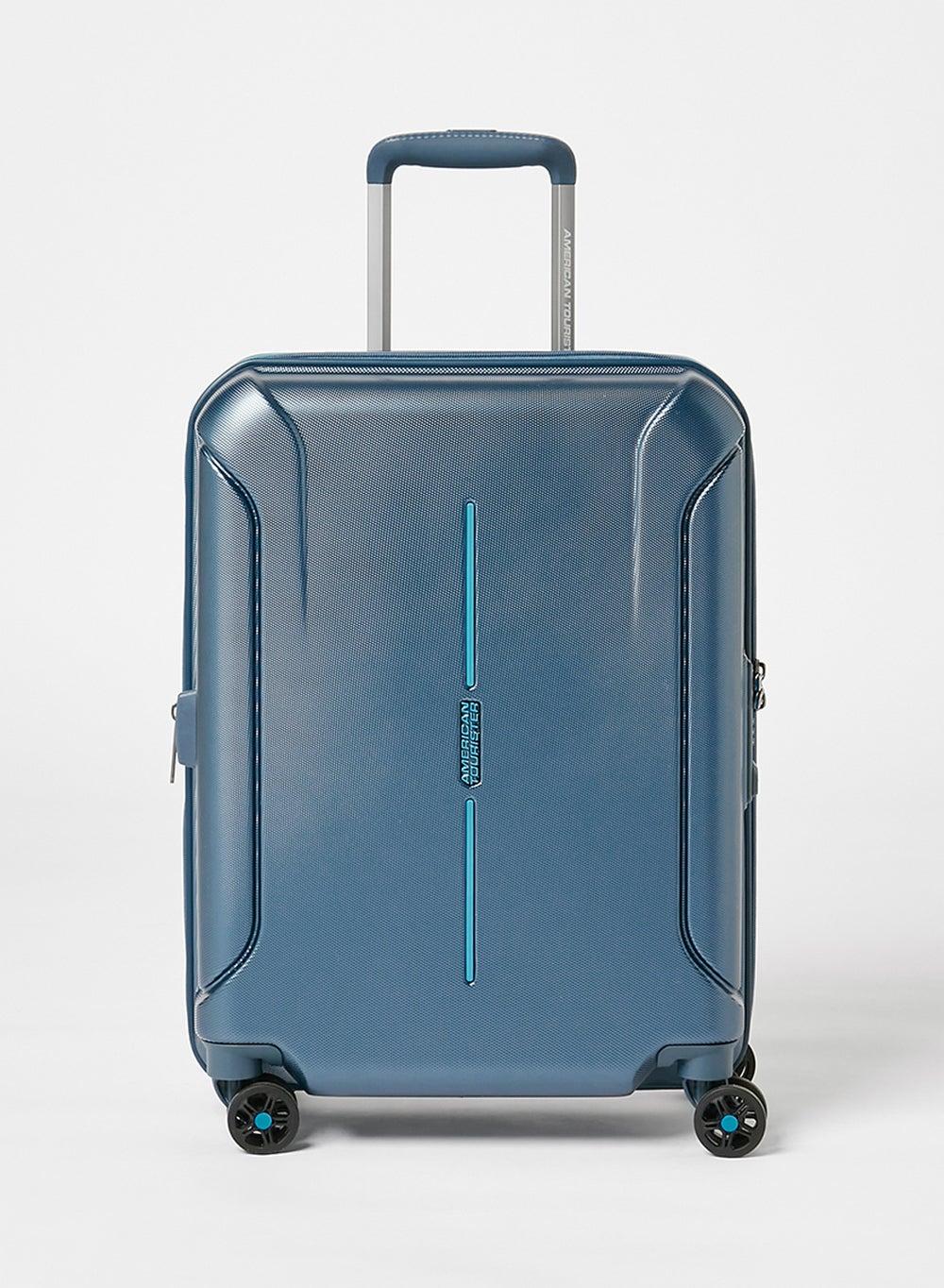 AMERICAN TOURISTER Technum Spinner 55cm - Sleek Metallic Blue - Image 1
