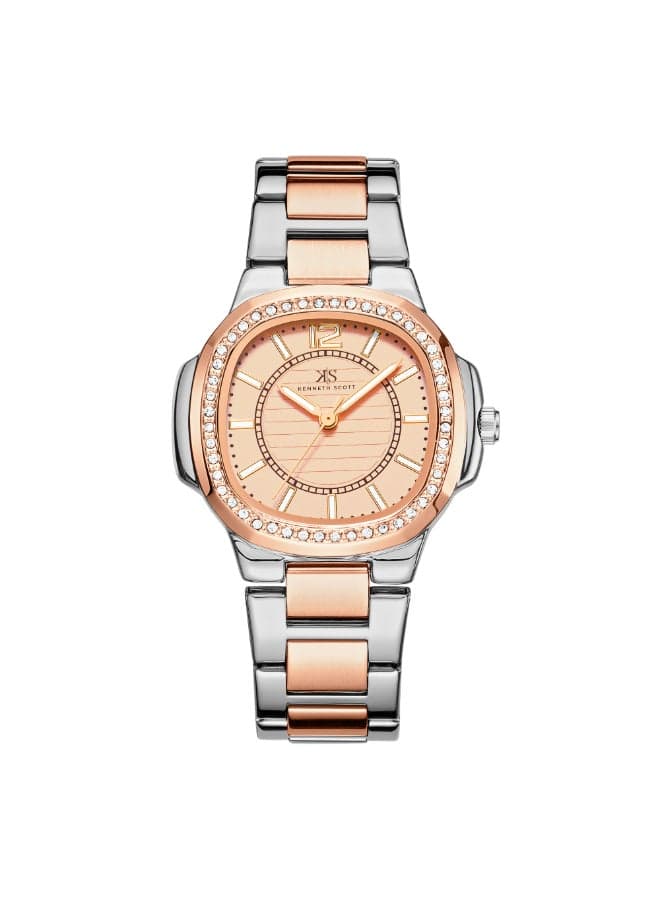 KENNETH SCOTT Elegant Analog Watch K24507-KBKK - 38mm - Image 1