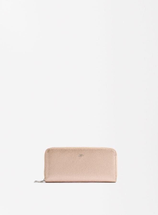 PARFOIS Gold Elegance Zip Wallet for Women - Image 1