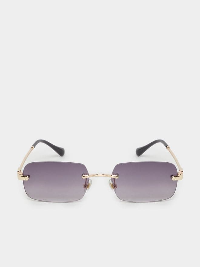 Styli Rimless Women's Polarized Sunglasses - Sleek & Chic - Image 1