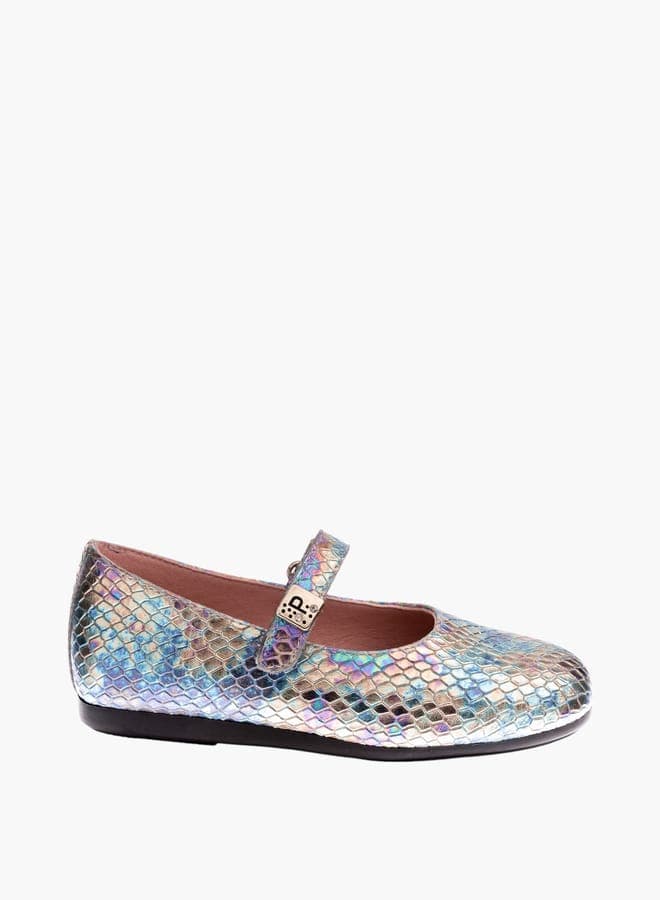 Elegant Iridescent Multicolor Mary Jane 357084 for Girls - Image 1