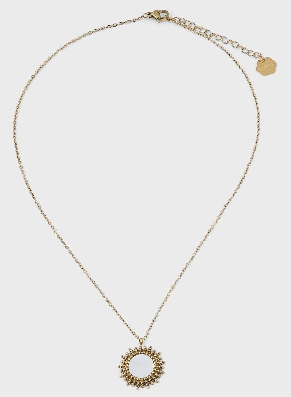 Lady Mauve ELIA SUN PEARL PENDANT NECKLACE - Signature Style - Image 1
