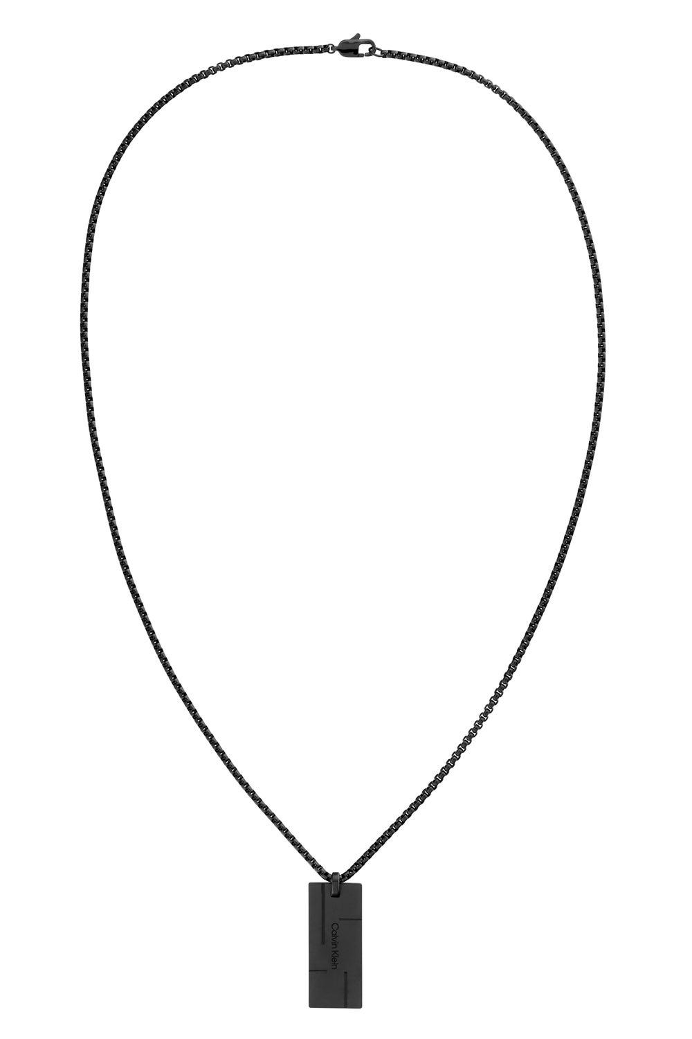 CALVIN KLEIN Men's Sleek Bar Pendant Necklace - Image 1