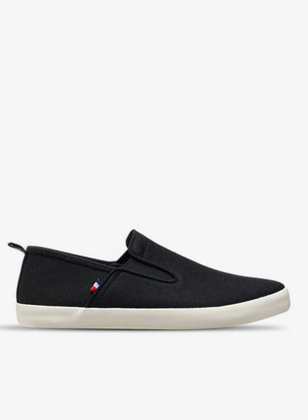 Wat24152Black Men's Elegant Textured Slip-On Loafers - Image 1