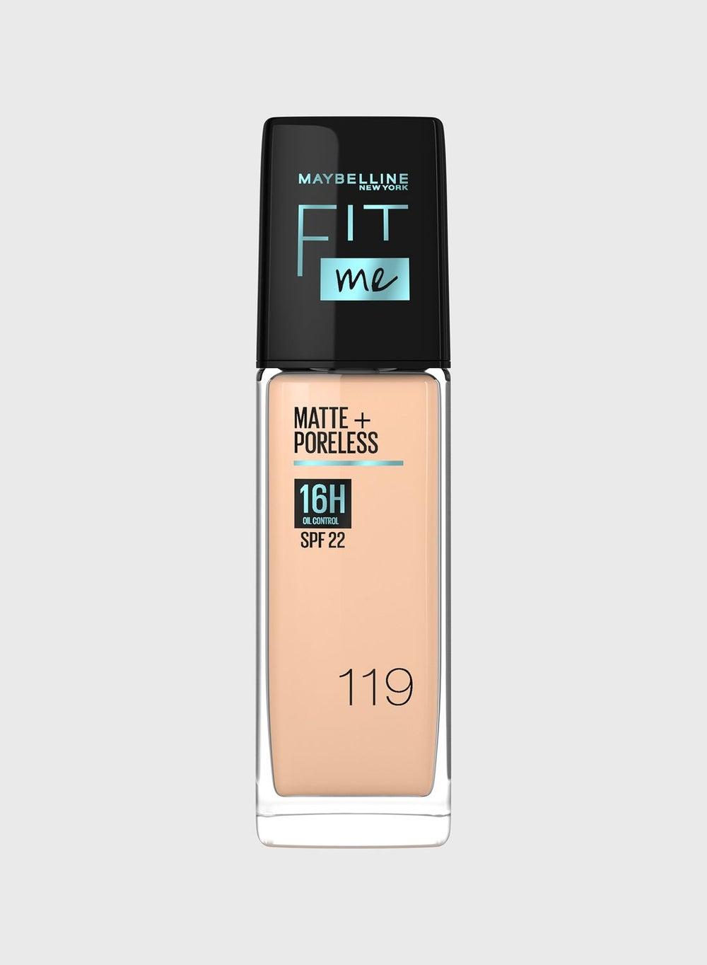 Fit Me Matte & Poreless 16H Foundation SPF 22 - 119 - Image 1