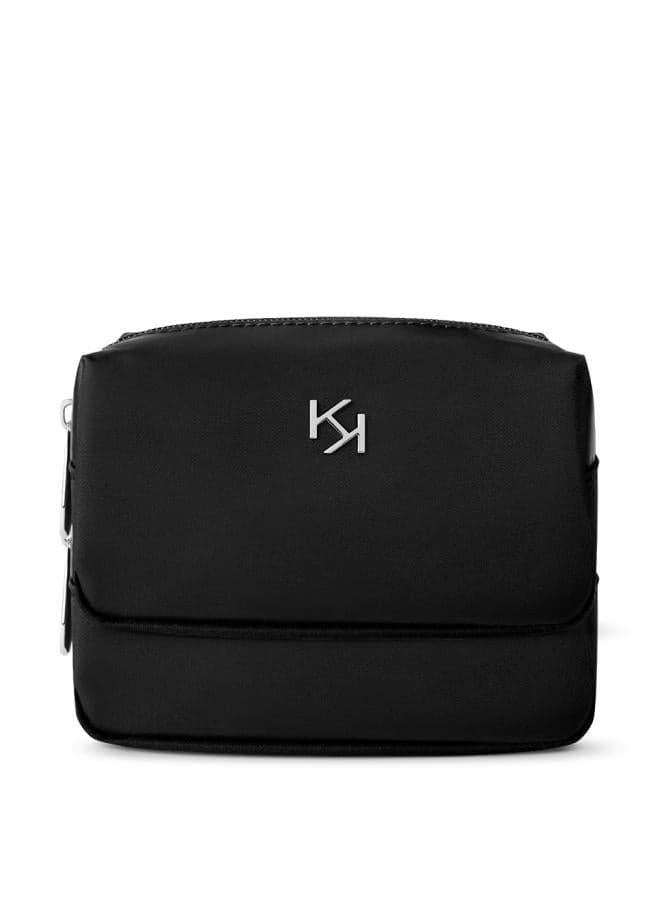 Chic Compact Beauty Organizer KK Black Nylon - Image 1