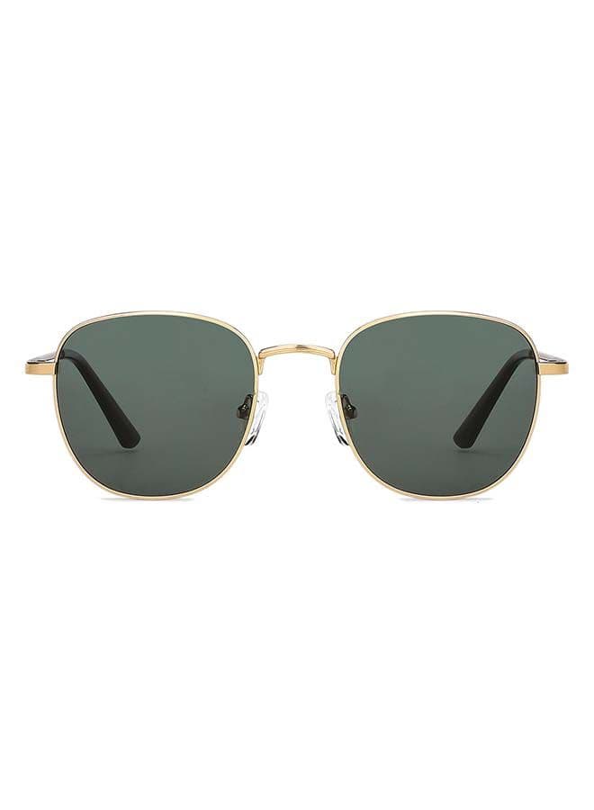 VINCENT CHASE VC S13119 Vintage Gold Round Sunglasses - 51mm - Image 1