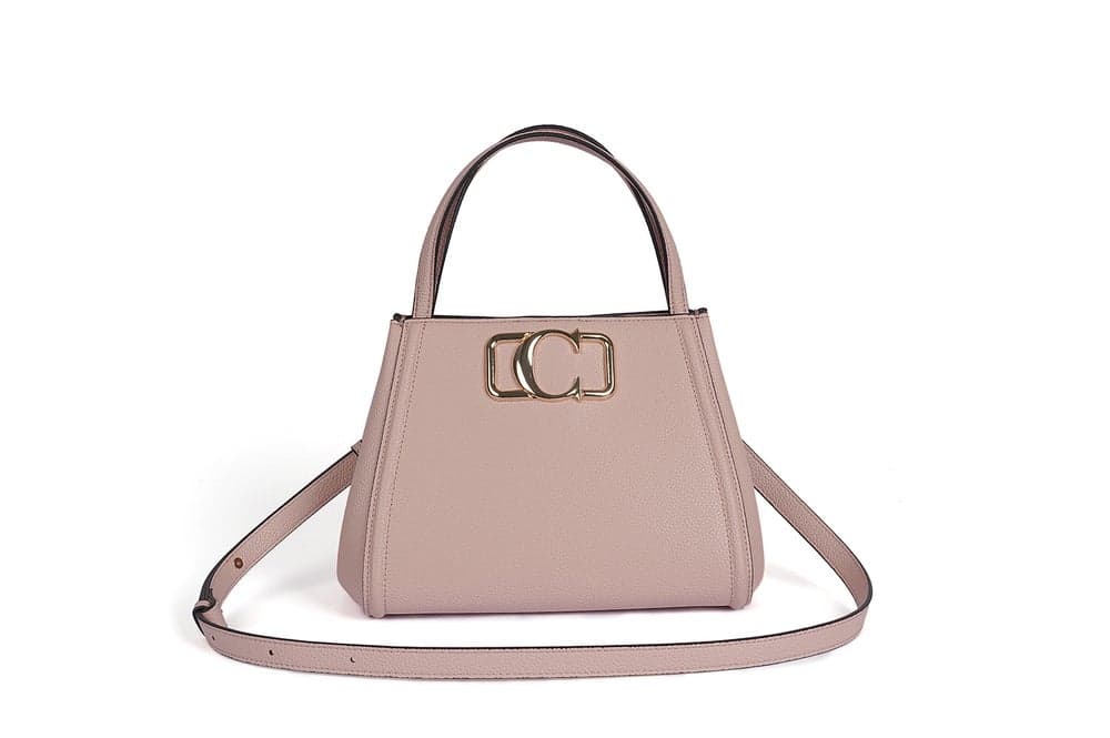 Elegantly Squared Cuple Faux Leather Handbag for Women - Image 1
