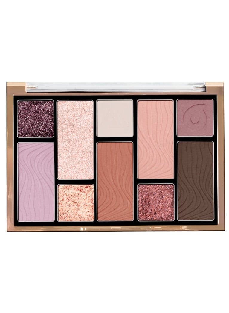 Luxe 10-Shade Eyeshadow Palette: Day to Night Elegance - Image 1