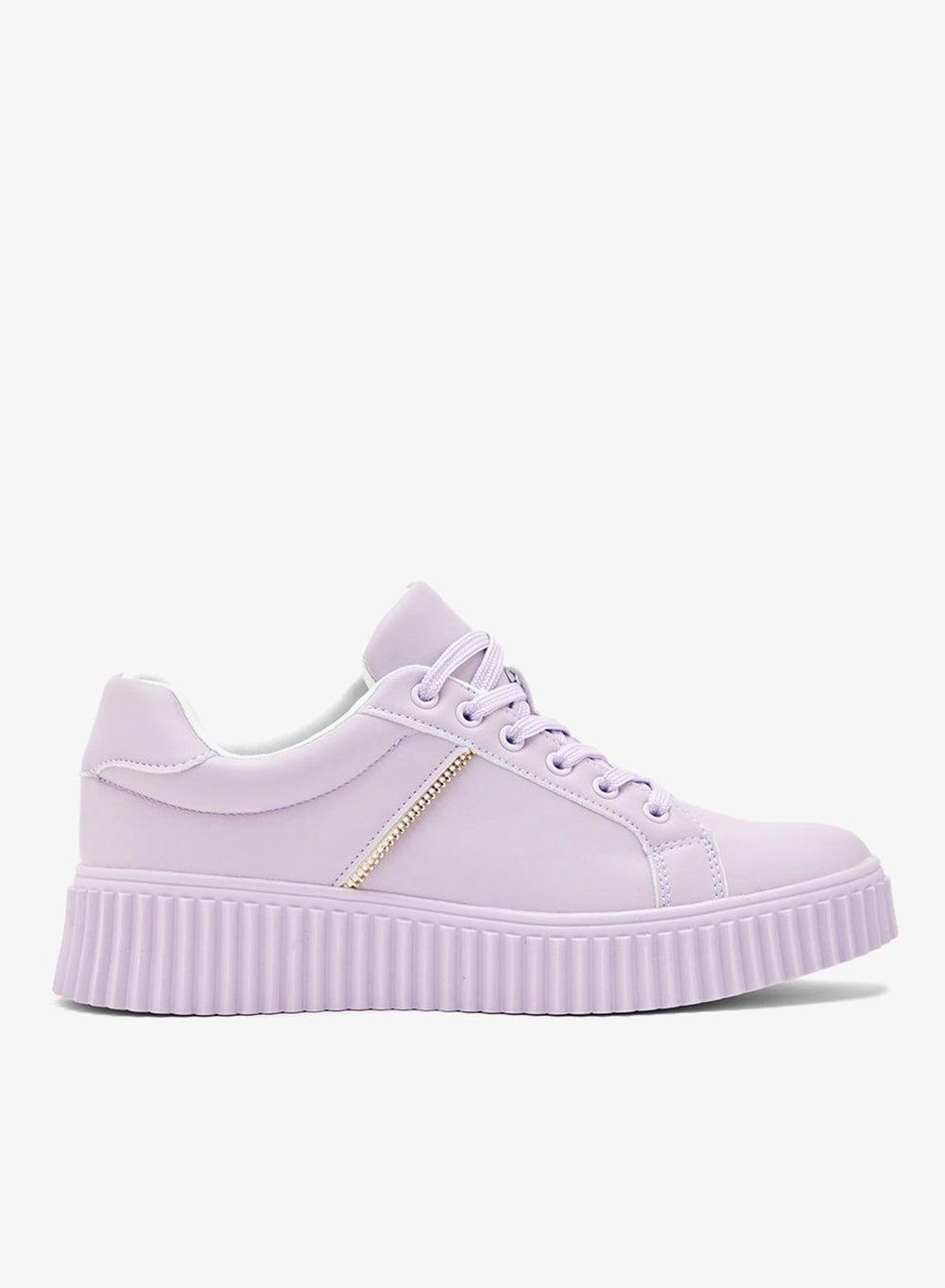 Lilac D97 Low-Top Casual Sneakers for Women - Image 1
