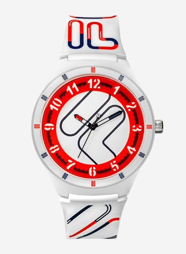 FILA 38-324-001 Elegance Unisex White Silicone Watch - Image 1