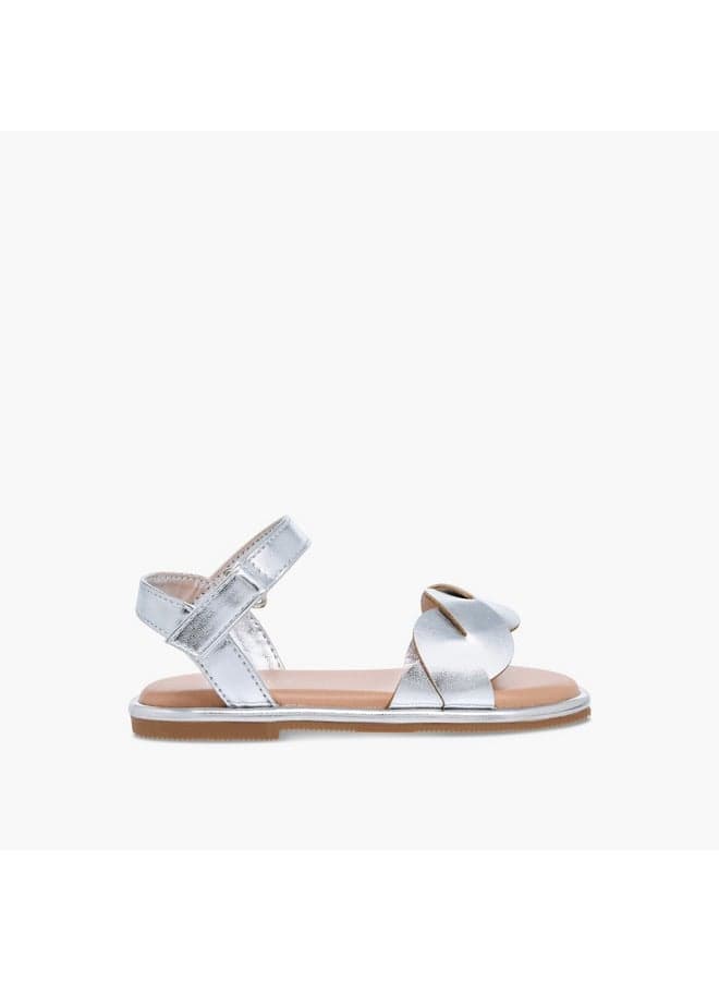 G15523 Tg Y80A: Elegant Silver Sandals for Girls - Image 1